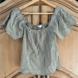 Grade & Gather Raw Hem Top